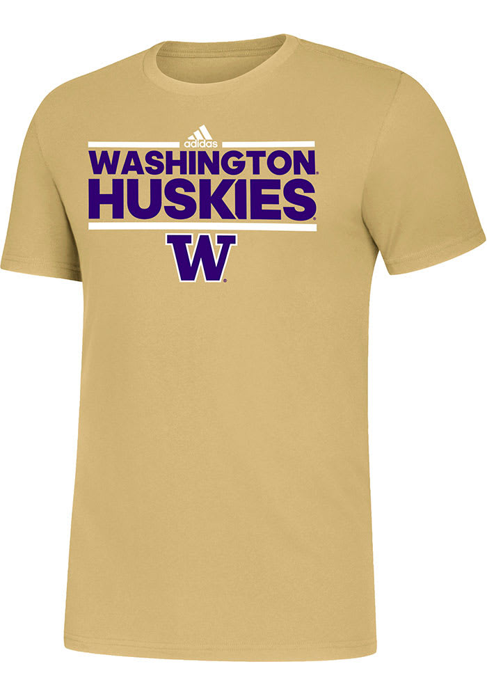 Washington Huskies Tan Amplifier Short Sleeve T Shirt