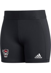 NC State Wolfpack Womens Black Alphaskin Tight Shorts