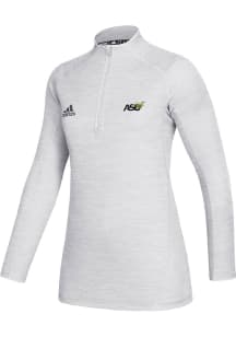 Adidas Alabama State Hornets Womens White Game Mode Performance 1/4 Zip Pullover