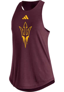 Adidas Arizona State Sun Devils Womens Maroon Fashion Tank Top