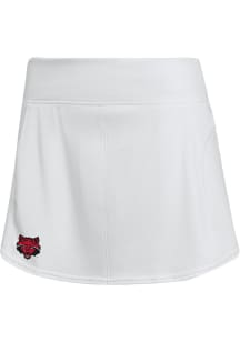 Adidas Arkansas State Red Wolves Womens White Tennis Skirt