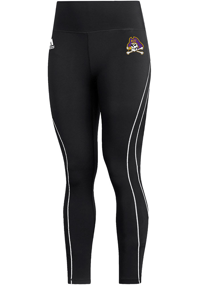 ECU Pirates Adidas Womens Black Staduim Training 7/8 Pants