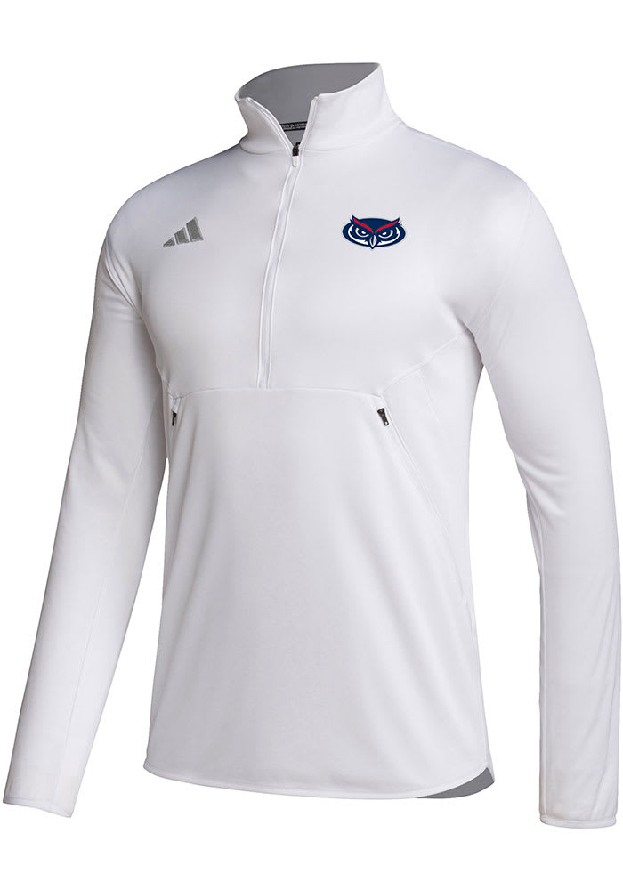 Adidas Florida Atlantic Owls Mens White Stadium Knit Pullover