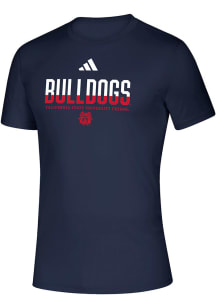 Adidas Fresno State Bulldogs Navy Blue Creator Short Sleeve T Shirt