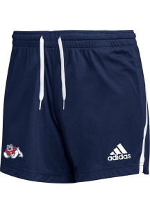 Adidas Fresno State Bulldogs Womens Navy Blue Team Issue Shorts