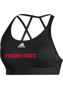 Adidas Fresno State Bulldogs Womens Black Ultimate Bra Tank Top