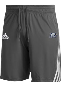 Adidas Georgia Southern Eagles Mens Grey 3 Stripe Knit Shorts
