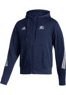 Adidas Georgia Southern Eagles Mens Navy Blue Fashion Hooded Long Sleeve Full Zip Jacket