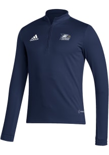Adidas Georgia Southern Eagles Mens Navy Blue Entrada22 Training Long Sleeve 1/4 Zip Pullover