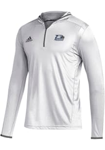 Adidas Georgia Southern Eagles Mens White Team Issue Hooded Long Sleeve 1/4 Zip Pullover