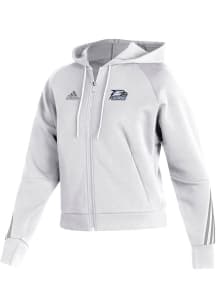 Adidas Georgia Southern Eagles Womens White Fashion Hooded Long Sleeve Full Zip Jacket