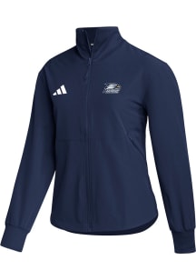 Adidas Georgia Southern Eagles Womens Navy Blue Travel Woven Light Weight Jacket