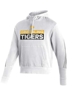 Adidas Grambling State Tigers Mens White Fashion Pullover Long Sleeve Hoodie