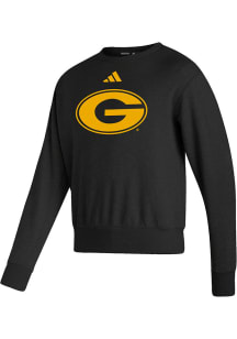 Adidas Grambling State Tigers Mens Black Premium Vintage Long Sleeve Crew Sweatshirt