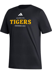 Adidas Grambling State Tigers Black Fresh Short Sleeve T Shirt