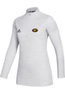 Adidas Grambling State Tigers Womens White Game Mode Performance 1/4 Zip Pullover