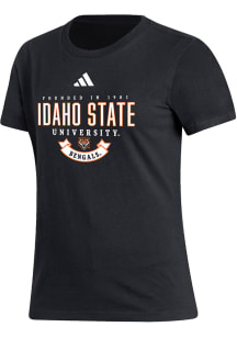 Adidas Idaho State Bengals Womens Black Fresh Short Sleeve T-Shirt