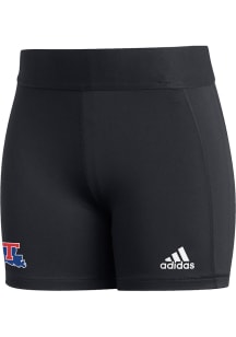 Adidas Louisiana Tech Bulldogs Womens Black Alphaskin Shorts