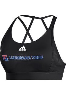 Adidas Louisiana Tech Bulldogs Womens Black Ultimate Bra Tank Top