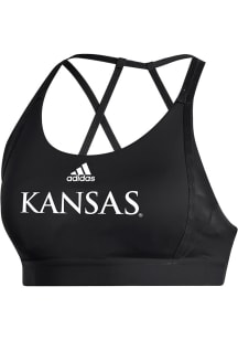 Adidas Kansas Jayhawks Womens Black Ultimate Bra Tank Top