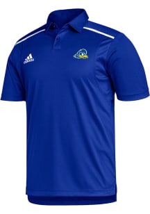 Adidas Delaware Fightin' Blue Hens Mens Blue Team Issue Short Sleeve Polo