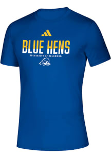 Adidas Delaware Fightin' Blue Hens Blue Creator Short Sleeve T Shirt