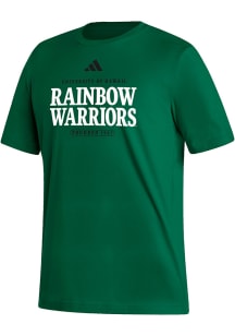 Adidas Hawaii Warriors Green Fresh Short Sleeve T Shirt