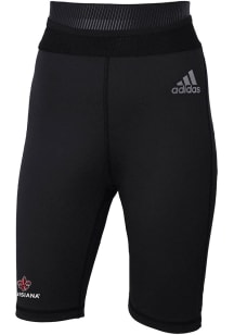 Adidas UL Lafayette Ragin' Cajuns Womens Black 7 Inch Biker Shorts
