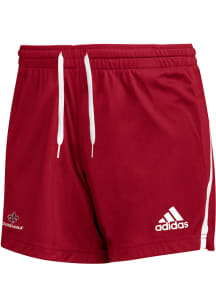 Adidas UL Lafayette Ragin' Cajuns Womens Red Team Issue Shorts