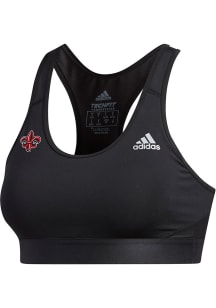Adidas UL Lafayette Ragin' Cajuns Womens Black Alphaskin Bra Tank Top