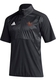 Adidas Louisiana-Monroe Warhawks Mens Black Sideline Short Sleeve 1/4 Zip