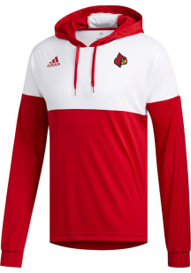 Adidas Louisville Cardinals Mens Red Legend Shooter Long Sleeve Hoodie