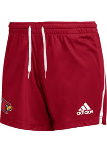 Adidas Louisville Cardinals Womens Red Team Issue Shorts