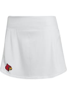 Adidas Louisville Cardinals Womens White Tennis Skirt