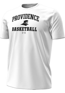 Under Armour Providence Friars White Basketball Performance Short Sleeve T Shirt