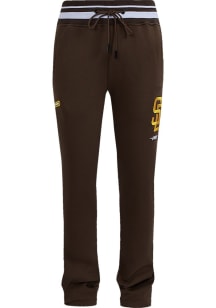 Pro Standard San Diego Padres Mens Brown Script Tail Sweatpants