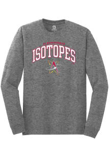Summit Sportswear Albuquerque Isotopes Graphite Arch Mascot Long Sleeve T Shirt