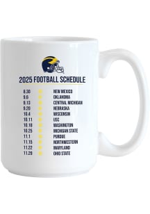White Michigan Wolverines team schedule Ceramic Mug