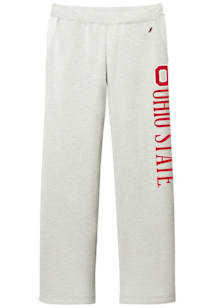 Ohio State Buckeyes Womens Reverse Fleece Grey Sweatpants