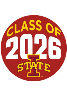Iowa State Cyclones 3&quot; Class of 2026 Button - Cardinal