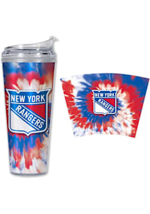 New York Rangers Tie Dye 24oz Tumbler - Blue