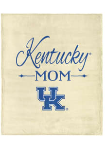 Kentucky Wildcats Mom Silk Touch Fleece Blanket - White