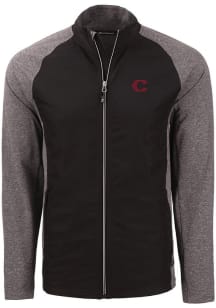 Cutter and Buck Cincinnati Reds Mens Black City Connect Adapt Eco Medium Weight Jacket