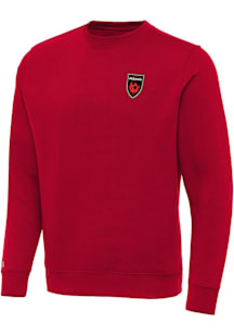 Antigua Phoenix Rising FC Mens Red Victory Long Sleeve Crew Sweatshirt