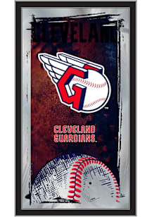 Cleveland Guardians Baseball Hanging Back Bar Mirror