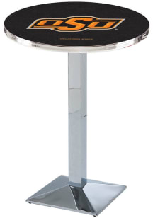 Oklahoma State Cowboys Chrome Square Base Pub Table