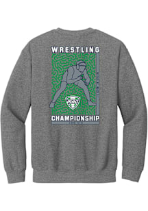 Summit Sportswear MAC Mens Graphite Wrestling Championship 2026 Long Sleeve Crew Sweatshirt
