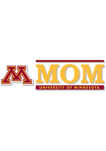Minnesota Golden Gophers 6x2 Mom Auto Decal - Maroon