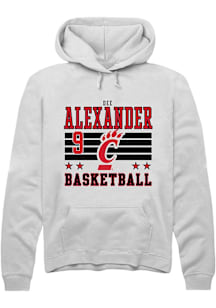 Dee Alexander Cincinnati Bearcats Mens White NIL Striped Player Hood
