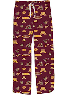 Vive La Fete Minnesota Golden Gophers Youth Maroon Team Graphic Sleep Pants
